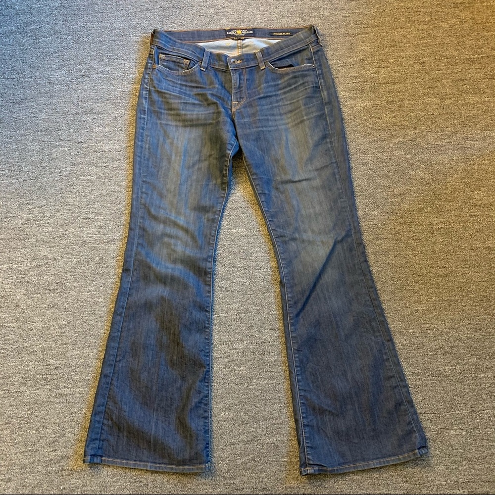 Size 10 Lucky Brand Charlie Flare Jeans